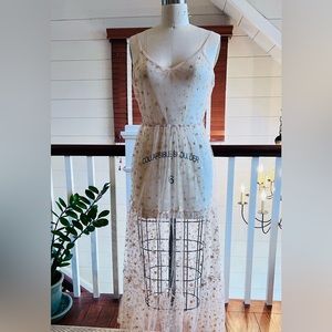 Gold Star Sheer Dress ⭐️